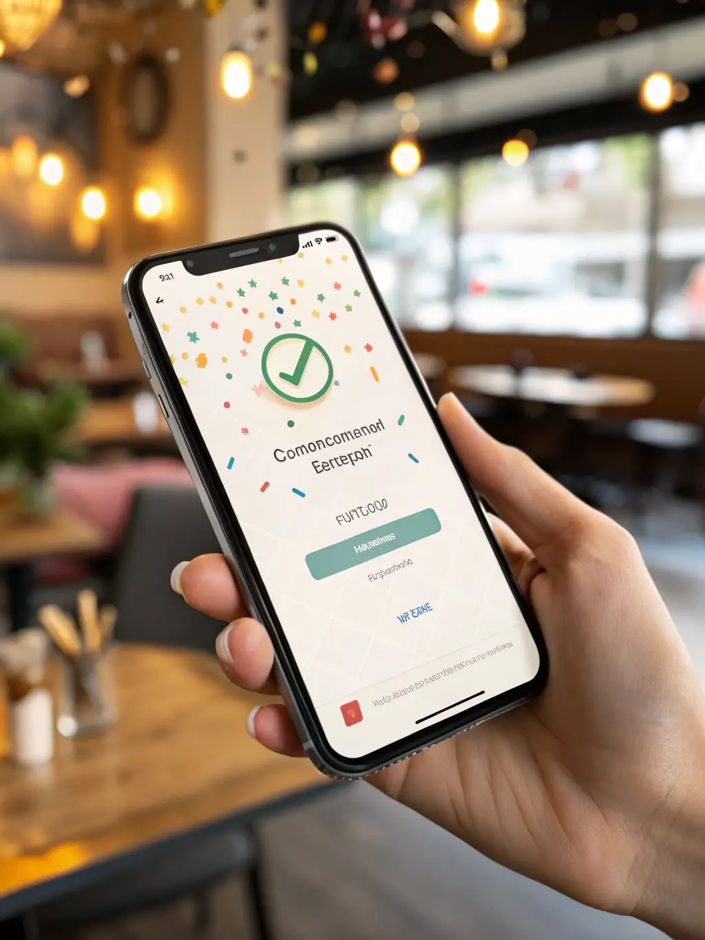 A confirmation screen on a smartphone showing a successful tip transaction via SaluTips.