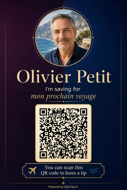 Olivier Petit travel QR card