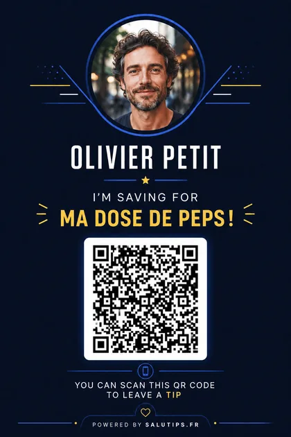 Olivier Petit modern QR tip poster