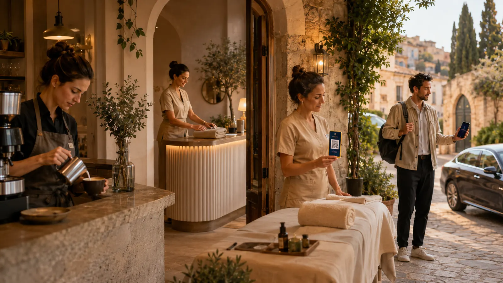 Professionnels du service dans l’hôtellerie-restauration, le bien-être et le tourisme