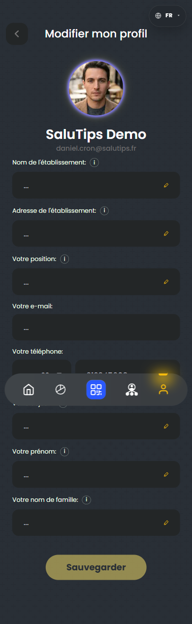 Compléter le profil