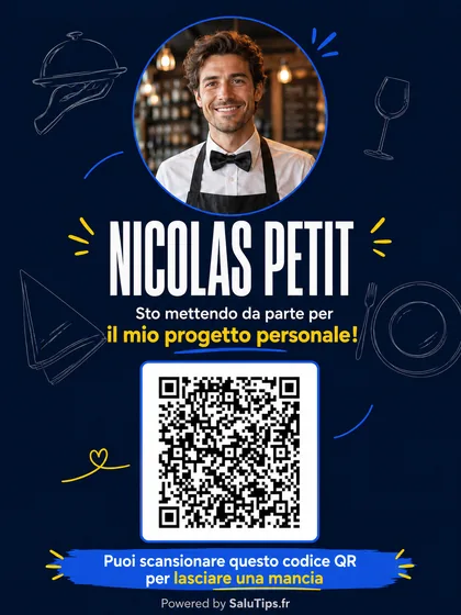 Nicolas Petit personal project QR card